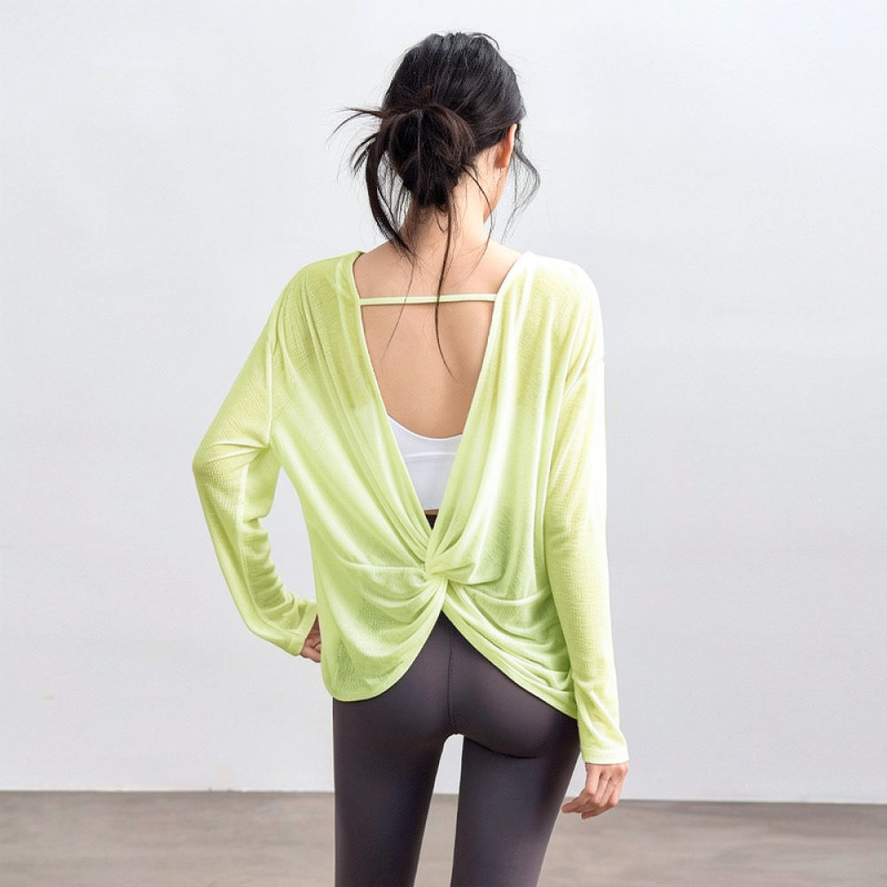 Blusa de yoga leve para mulher - Yoga Fitness Training avaliação e preço