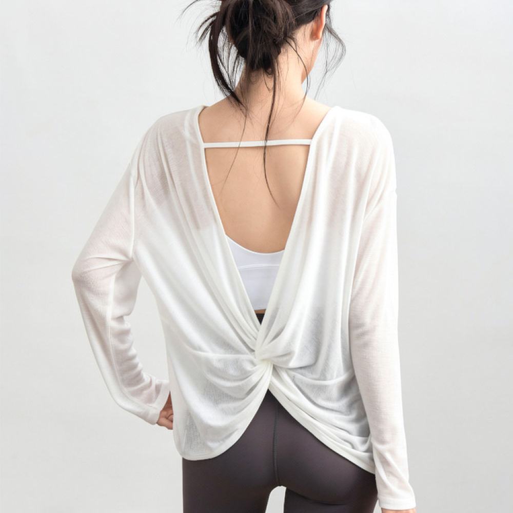 Blusa de yoga leve para mulher - Yoga Fitness Training avaliação e preço