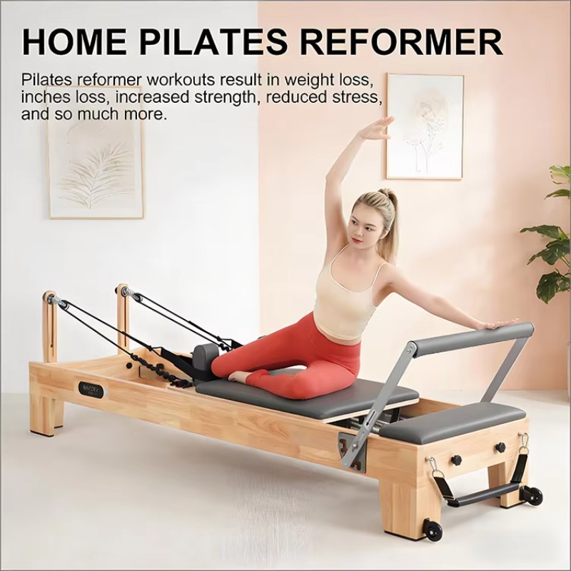 Máquina de Pilates Reformer pa - Yoga Fitness Training avaliação e preço
