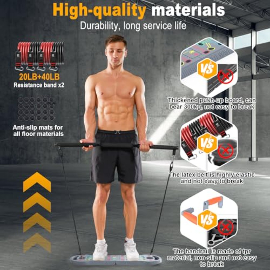 Plataforma de flexões para aca - Push Up Board avaliação e preço